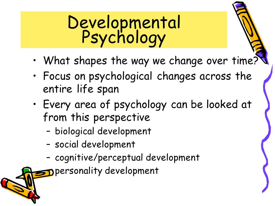 Developmental psychology