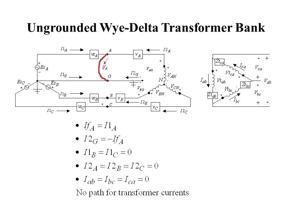 Wye vs delta transformer