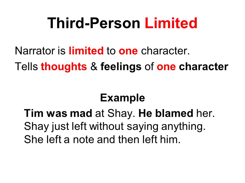 the narrative perspective author s point of view ppt download