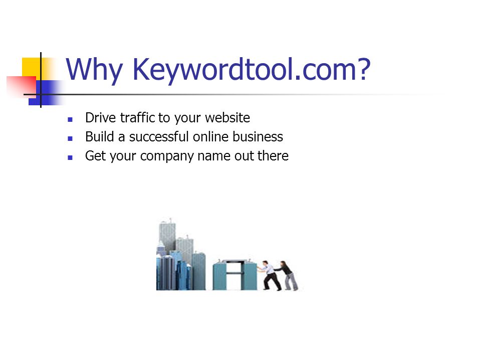 Why Keywordtool.com.