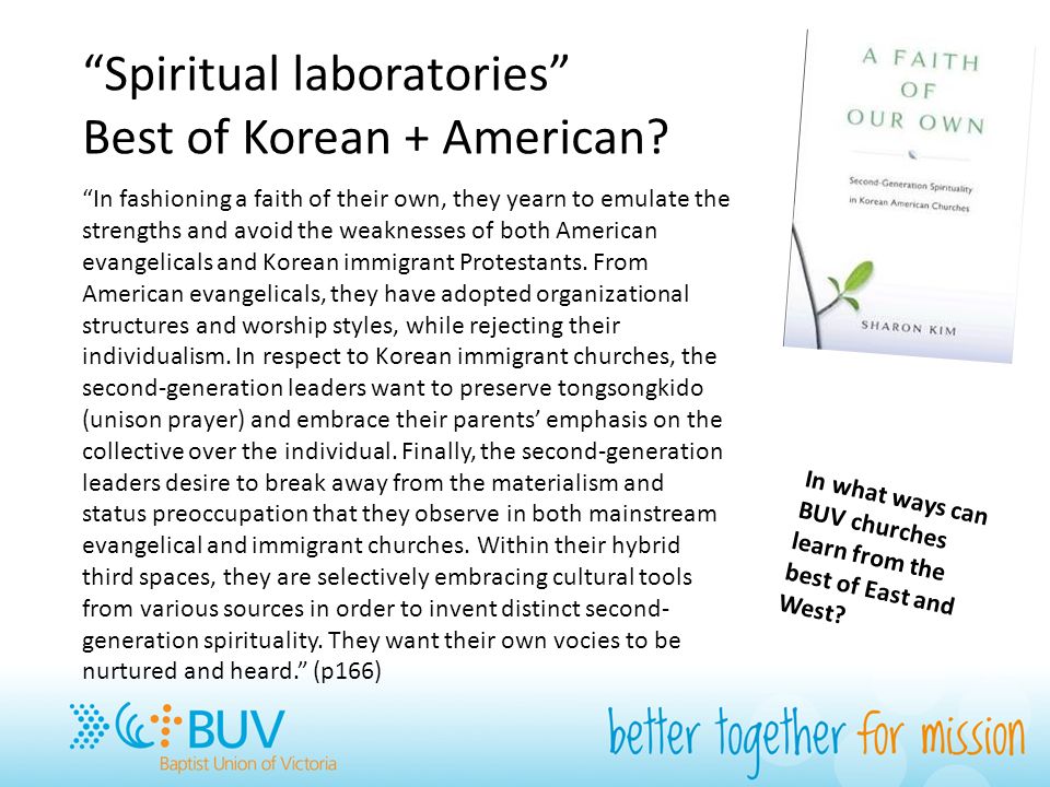 A Faith Of Our Own: Second-Generation Spirituality in Korean American Churches