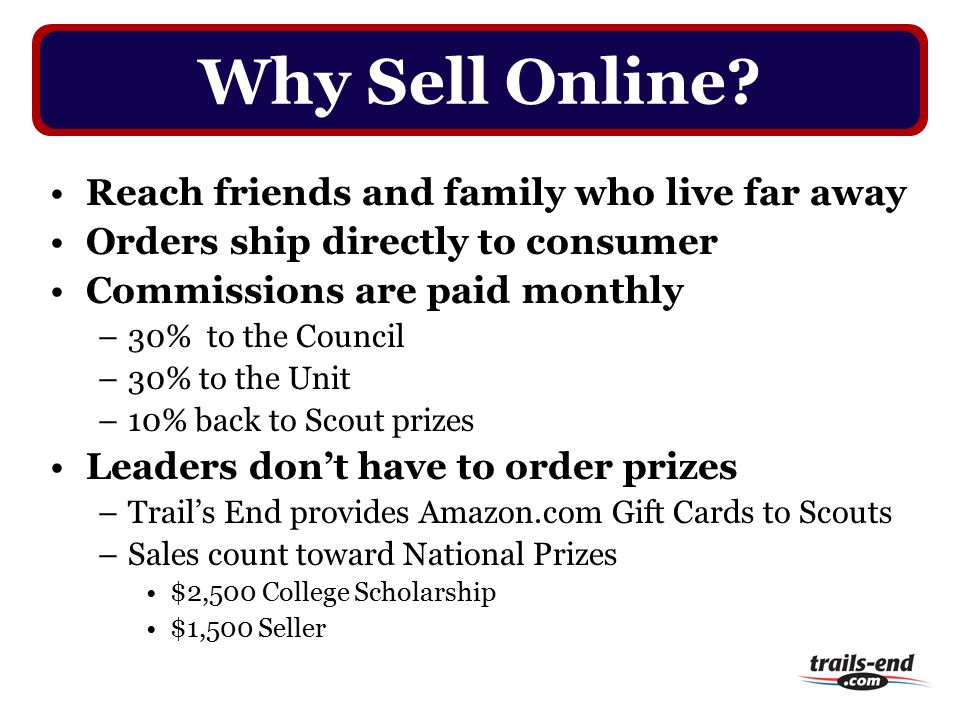 Why Sell Online.