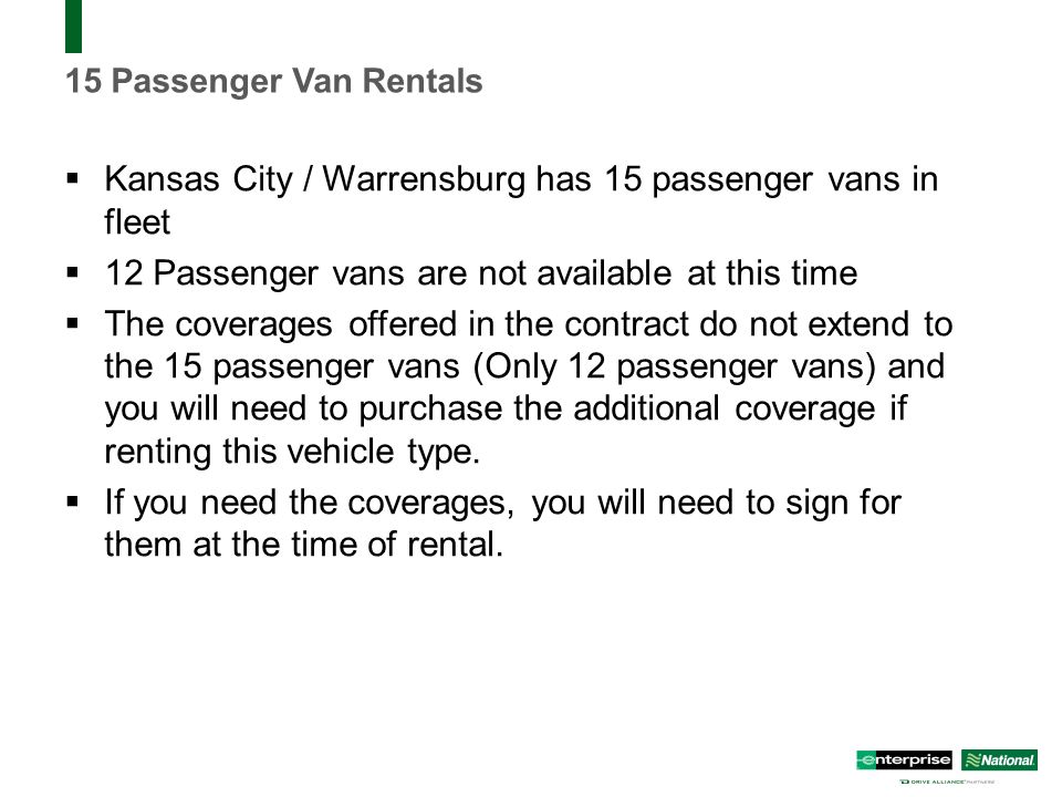 15 Passenger Van Rental Kansas City >> Business Rental Presentation University Of Central Missouri 15 Passenger Van Rental Kansas City >> Business Rental Presentation University Of Central Missouri
