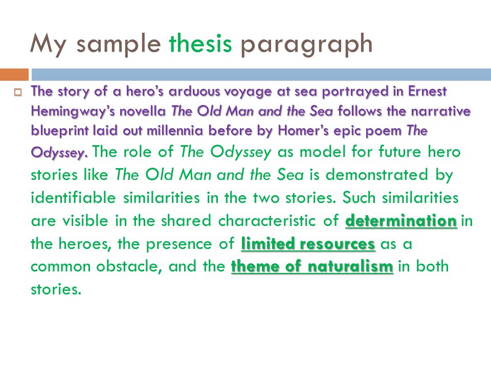 conclusion paragraph for the old man and the sea