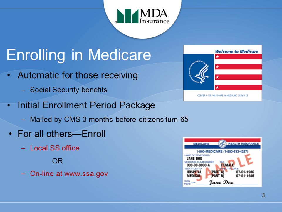 Medicare Part B Initial Enrollment Period Chart