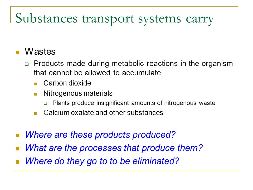 Transport in Animals May The Importance of a Transport System Exchange  materials with external environment Materials are  taken in  distributed.  - ppt download