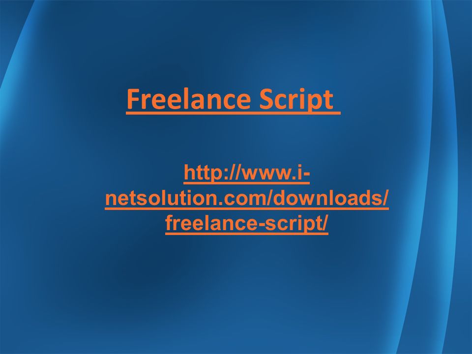 Freelance Script   netsolution.com/downloads/ freelance-script/