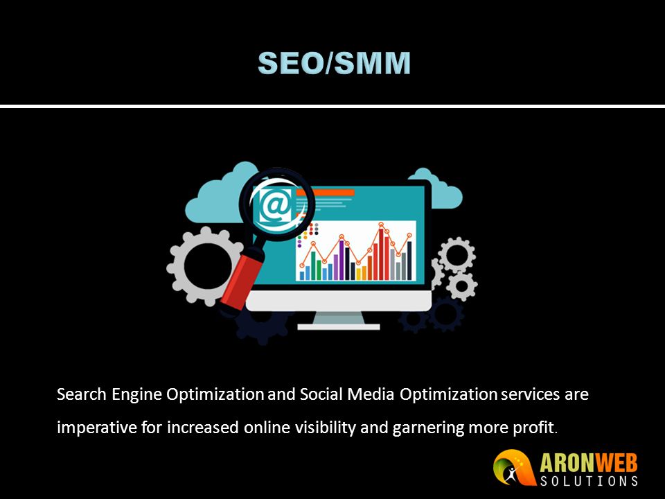 Search Engine Optimization and Social Media Optimization services are imperative for increased online visibility and garnering more profit.
