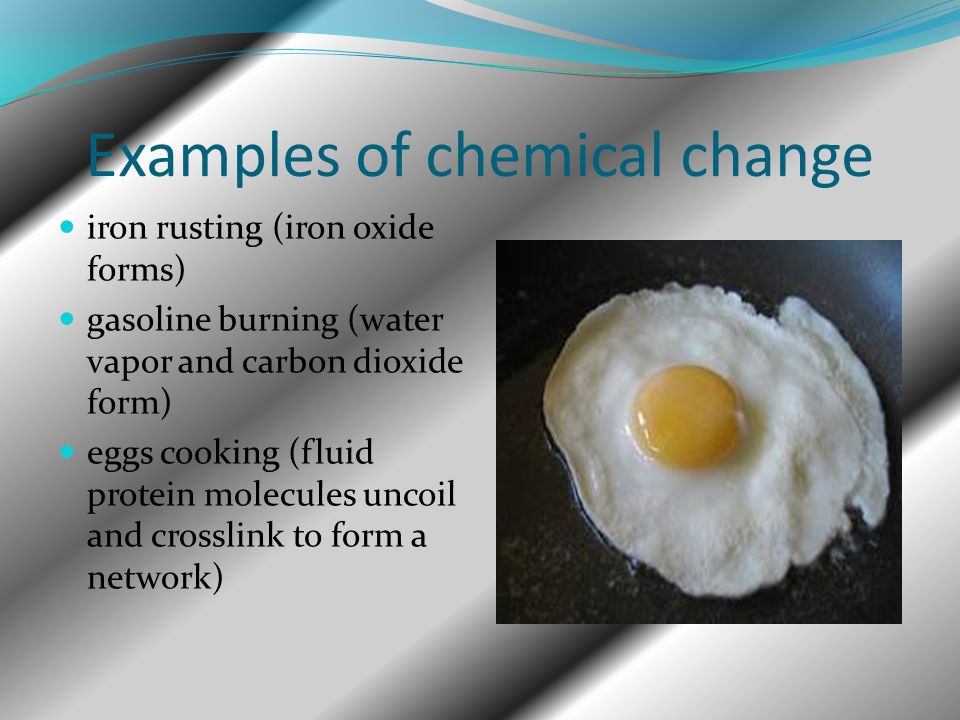 By. Jeremiah Dancy. Chemical change is any change that results in ...