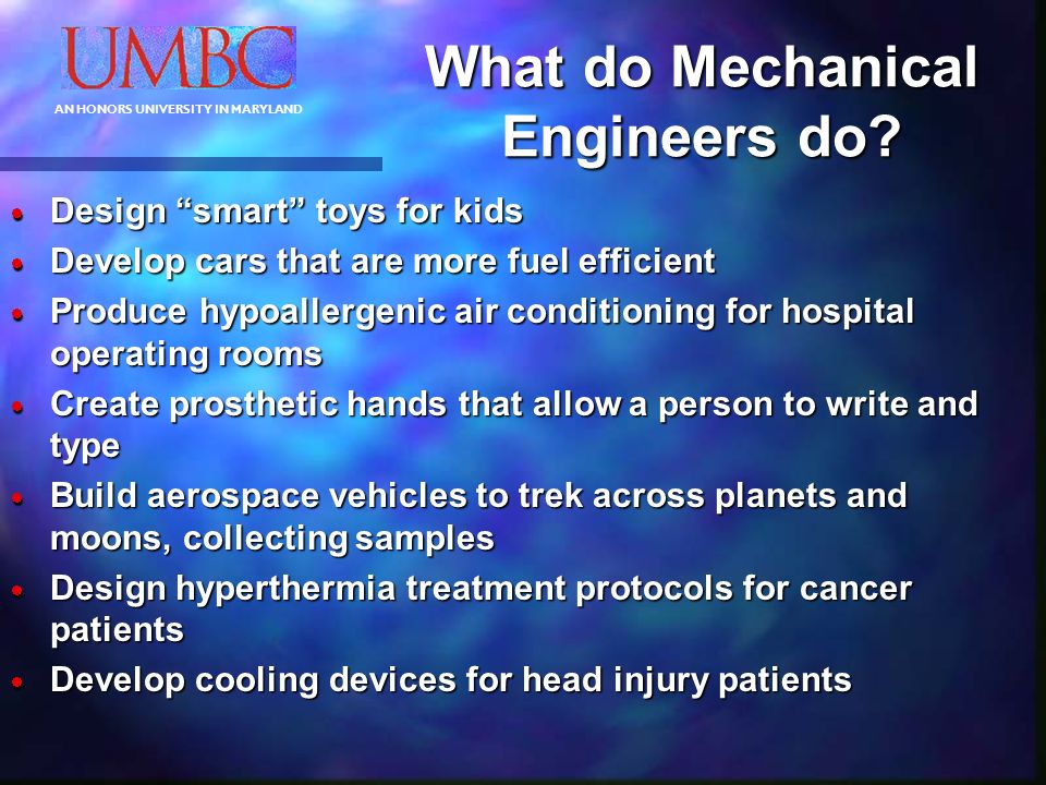 what do mechanical engineers do