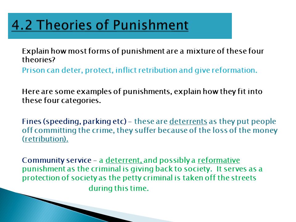 four theories of punishment