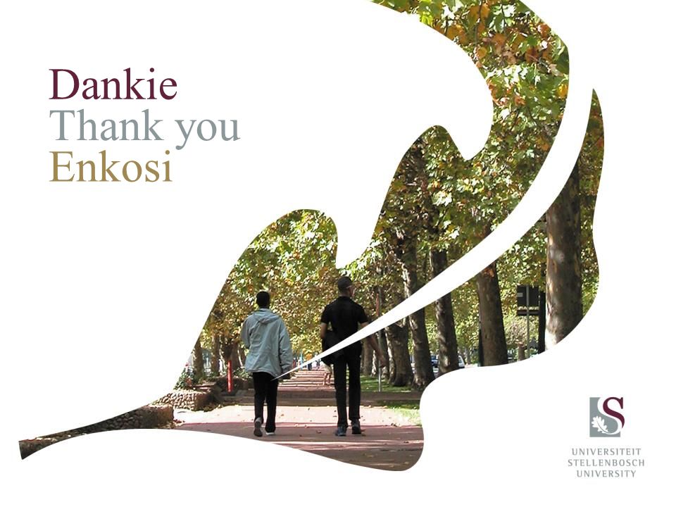 Dankie Thank you Enkosi