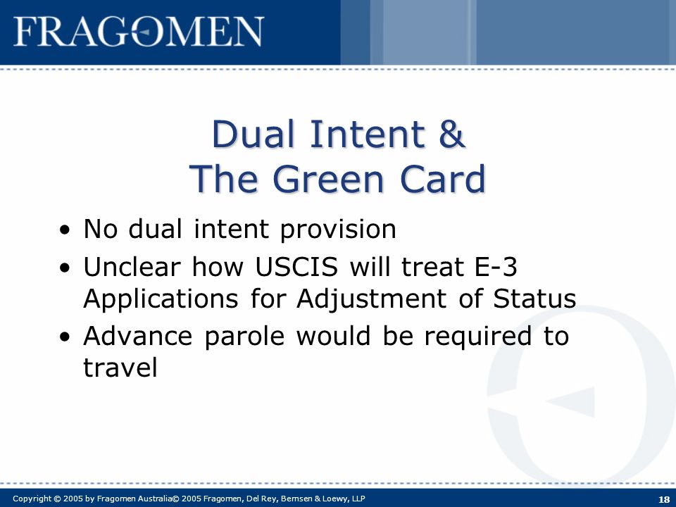 November 06 The E 3 Visa For Australians Copyright C 05 By Fragomen Australia C 05 Fragomen Del Rey Bernsen Loewy Llp 2 Well Done Australia Ppt Download November 06 The E 3 Visa For Australians Copyright C 05 By Fragomen Australia C 05 Fragomen Del Rey Bernsen Loewy Llp 2 Well Done Australia Ppt Download