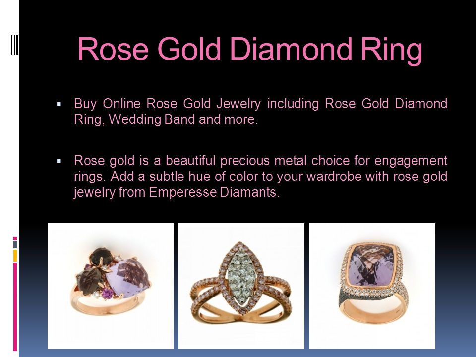 Rose Gold Diamond Ring  Buy Online Rose Gold Jewelry including Rose Gold Diamond Ring, Wedding Band and more.