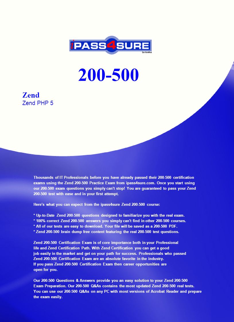 zend php certification dumps free download Zend php 5 certification study guide, 3rd edition pdf free it.