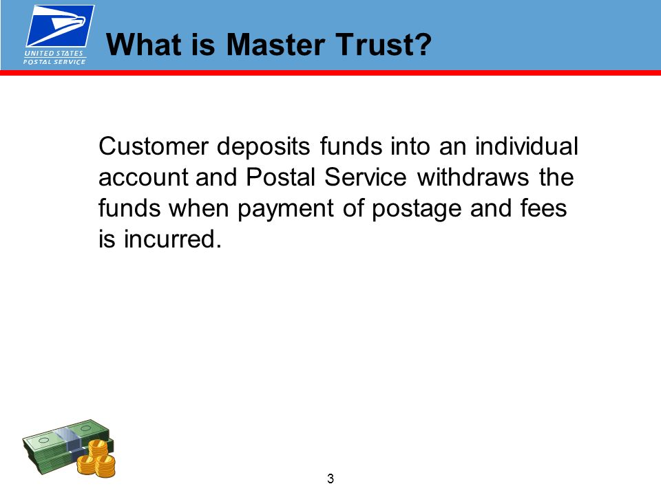 CUSTOMER TRUST ACCOUNTS (MASTER TRUST) Pacific Area Finance Training August  ppt download