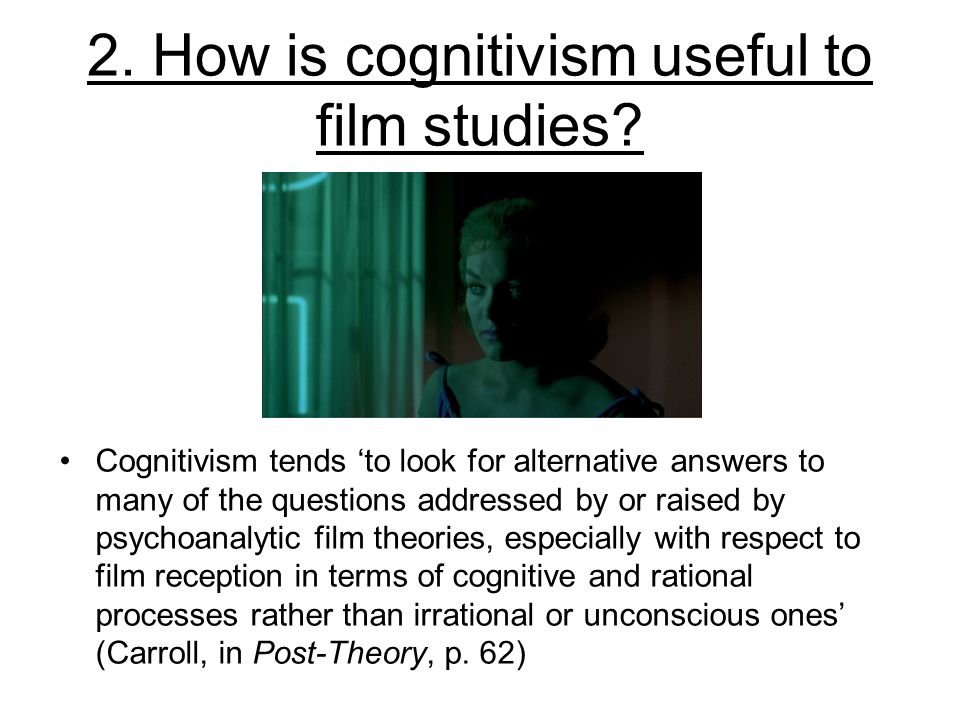 Cognitive film theory new arrivals