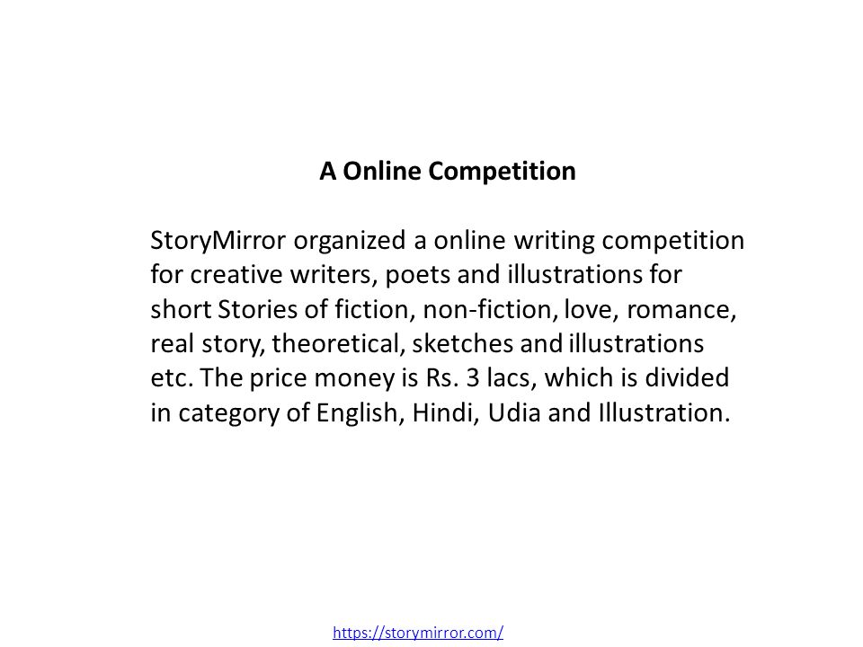 A Online portal StoryMirror is online one stop website for reading short  Stories of fiction, non-fiction, love, romance, real. - ppt download