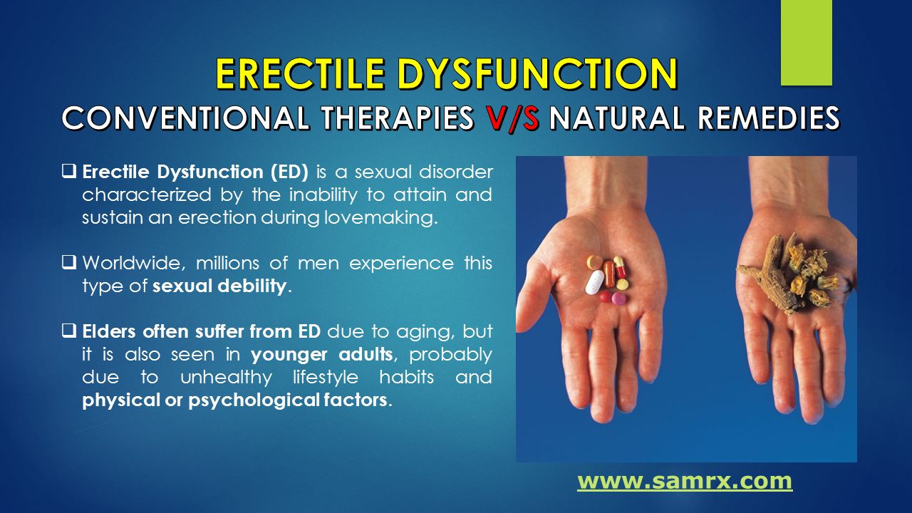 Erectile Dysfunction (ED) is a sexual disorder characterized by the inabili...