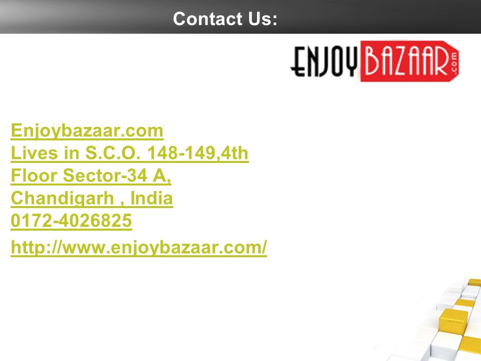 Enjoybazaar.com Lives in S.C.O.