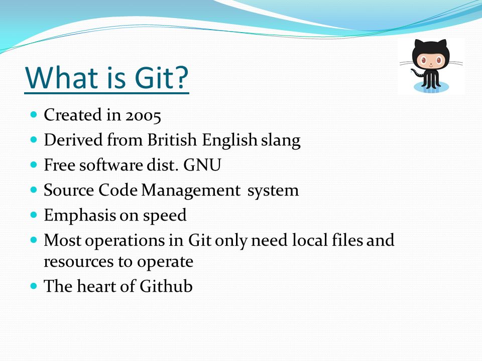 Technical Presentation by: David Spano. About Git (VCS) Simple Git Commands  Branching Github Git GUI Summary. - ppt download