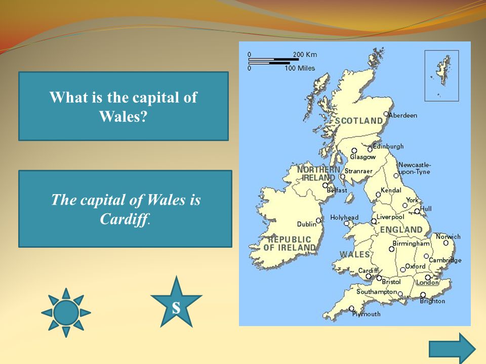 What is the capital of wales