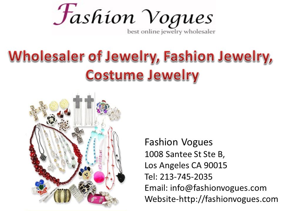 Fashion Vogues 1008 Santee St Ste B, Los Angeles CA Tel: Website-