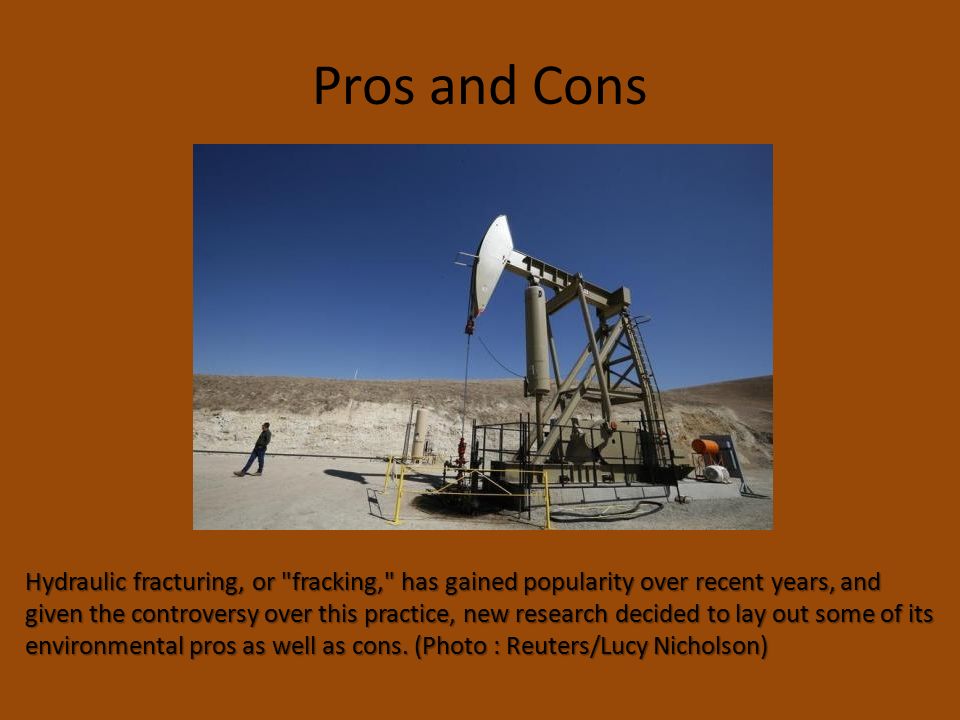 hydraulic fracking cons