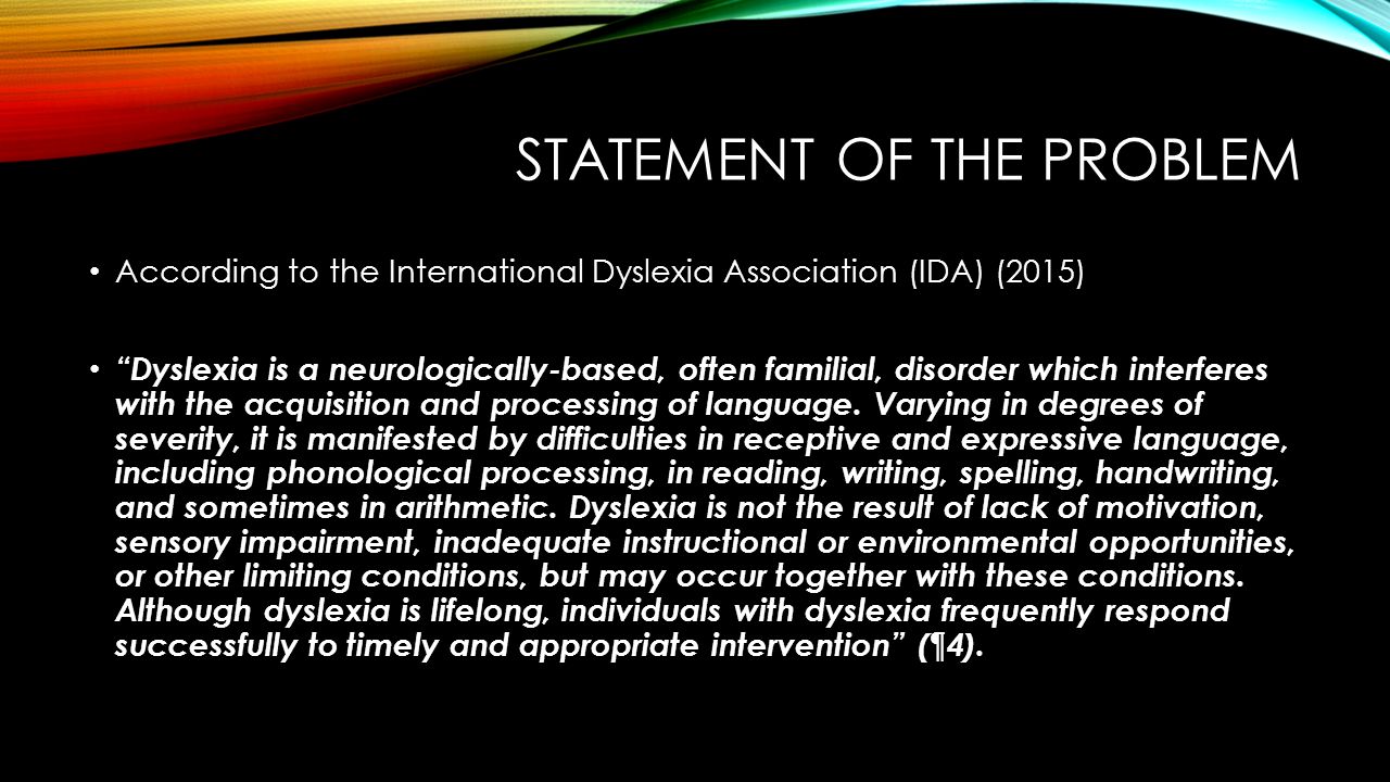Orton Gillingham Approach and Its Effect on Students with Dyslexia