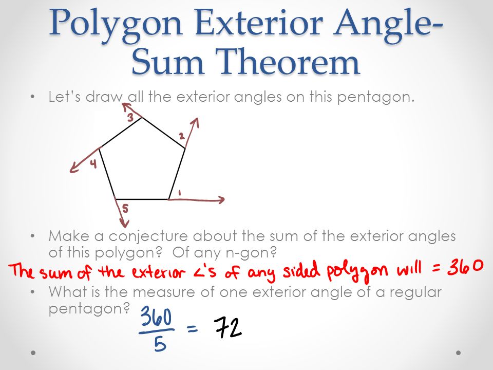 Polygon Interior Angle Sum Theorem