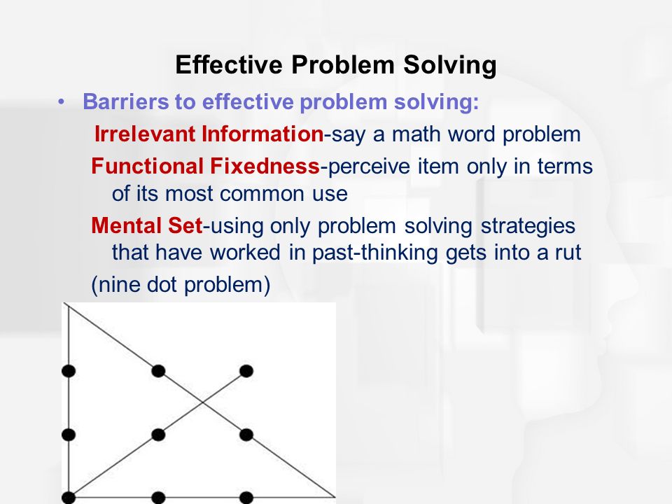 effective problem solving techniques