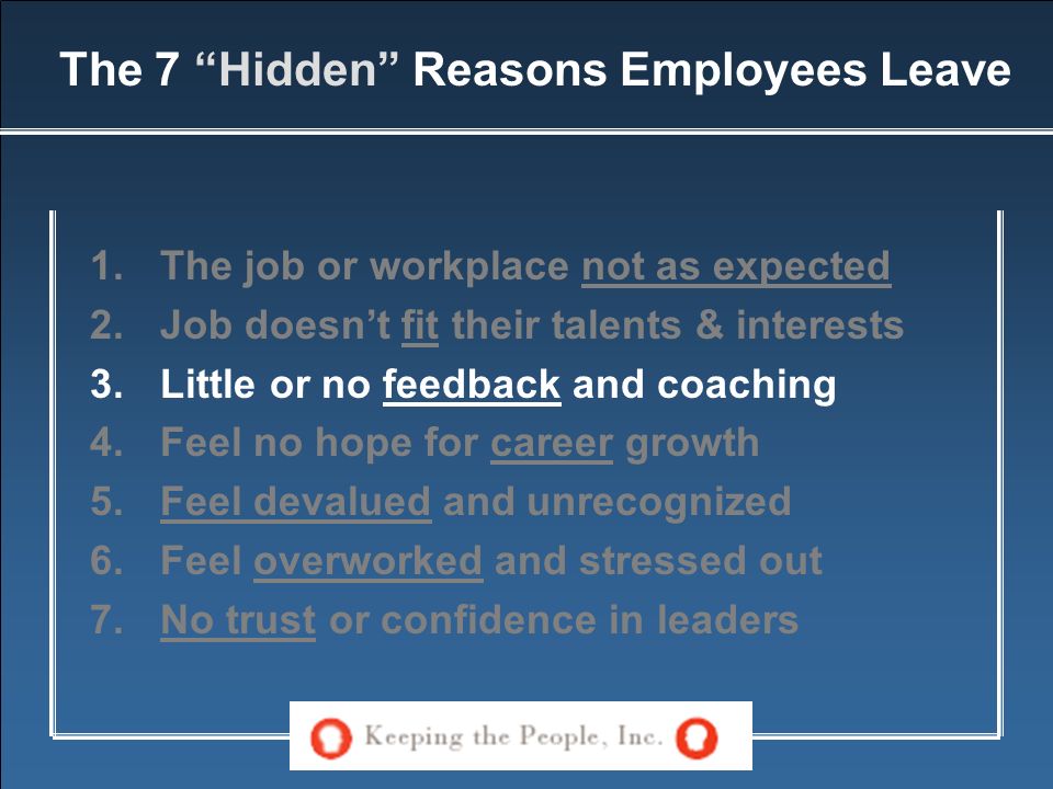7 hidden reasons employees leave pdf download