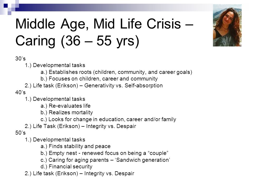 Erickson S Eight Stages Of Development 1 03 Life Stages Erick Erikson Psychologist Ppt Download