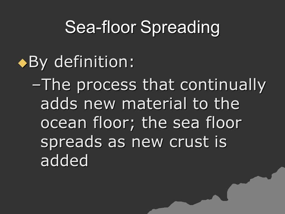 Sea Floor Spreading And Changing Earth S Surface Ppt Download