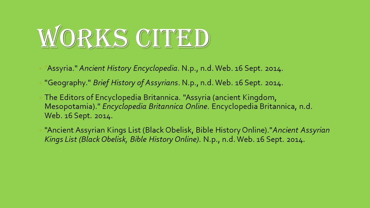 Assyria - World History Encyclopedia