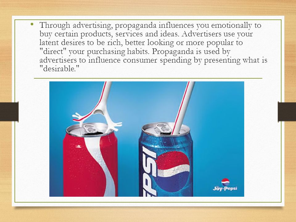 propaganda advertising
