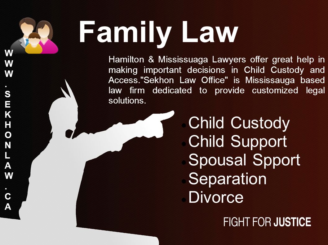 Family Law Hamilton & Mississuaga Lawyers offer great help in making important decisions in Child Custody and Access. Sekhon Law Office is Mississauga based law firm dedicated to provide customized legal solutions.