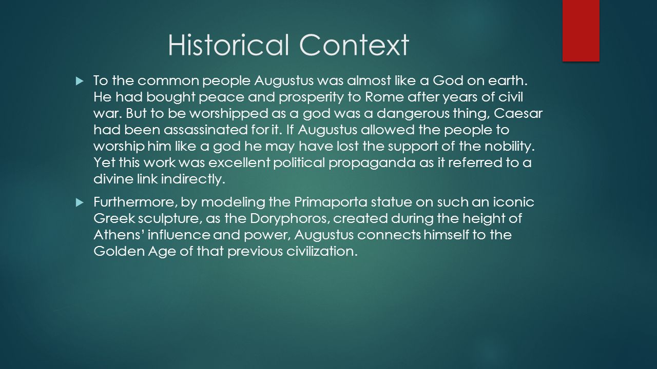 Реферат: Augustus Of Primaporta Essay Research Paper Augustus