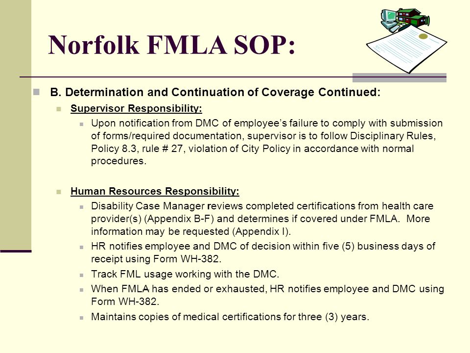 non occupational absence management fmla policy and procedures city flma policy