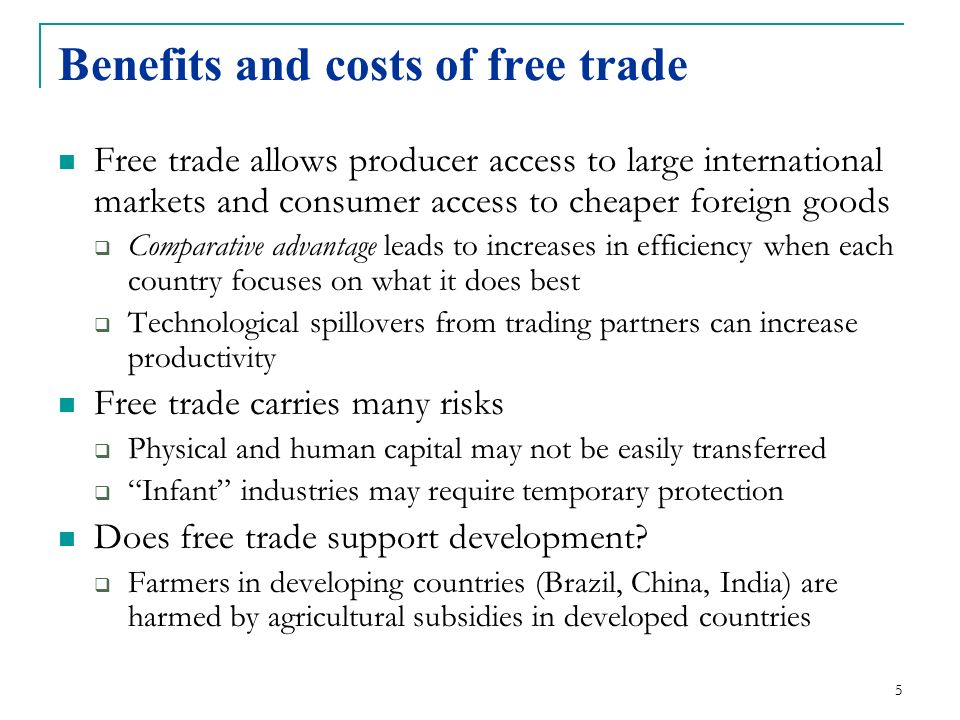 importance of international trade advantages of trading with china