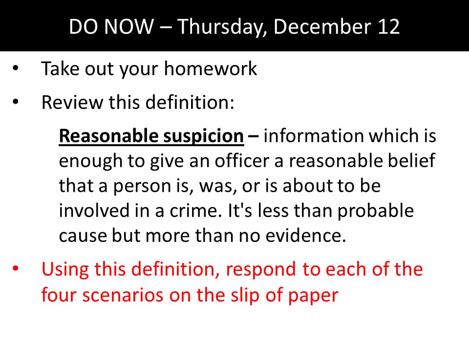 do now thursday december 12 take out your homework review this