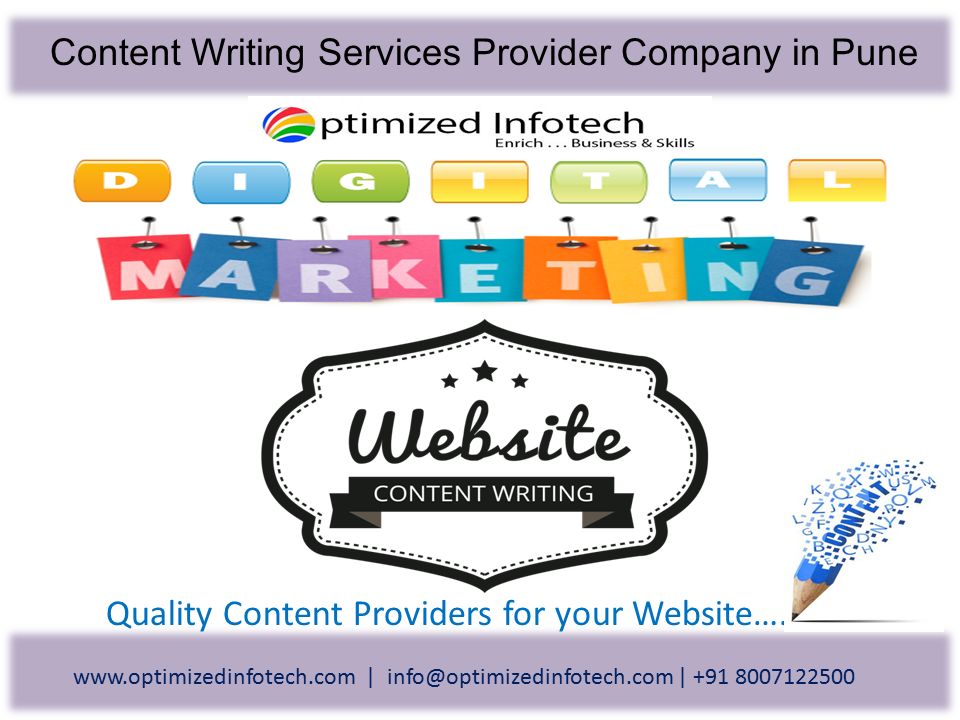 Content Writing Services Provider Company in Pune Quality Content Providers for your Website….