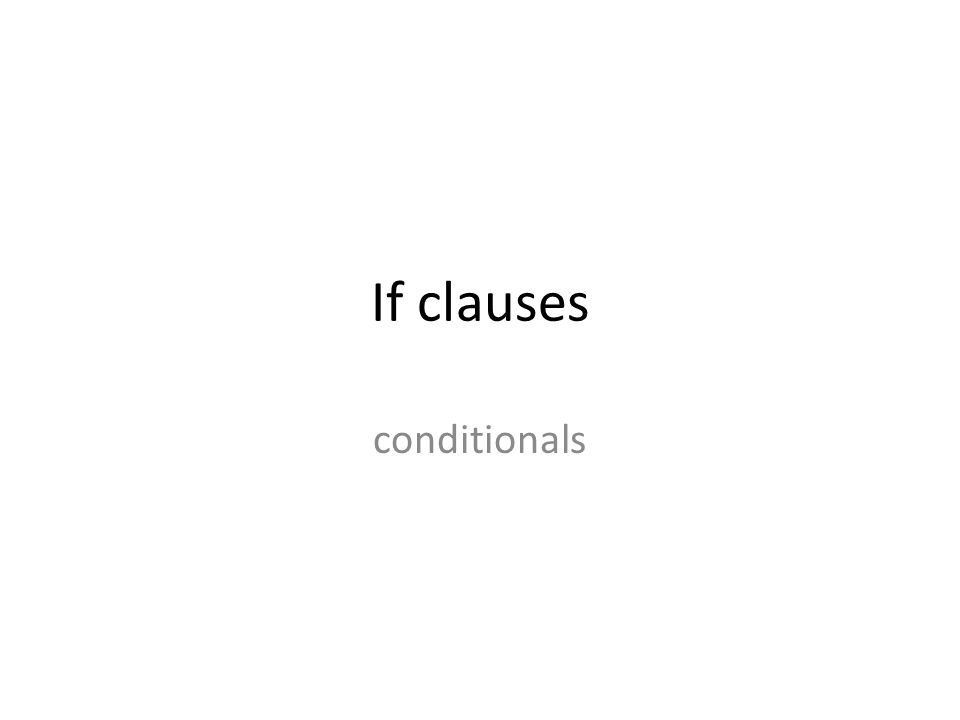 State conditions