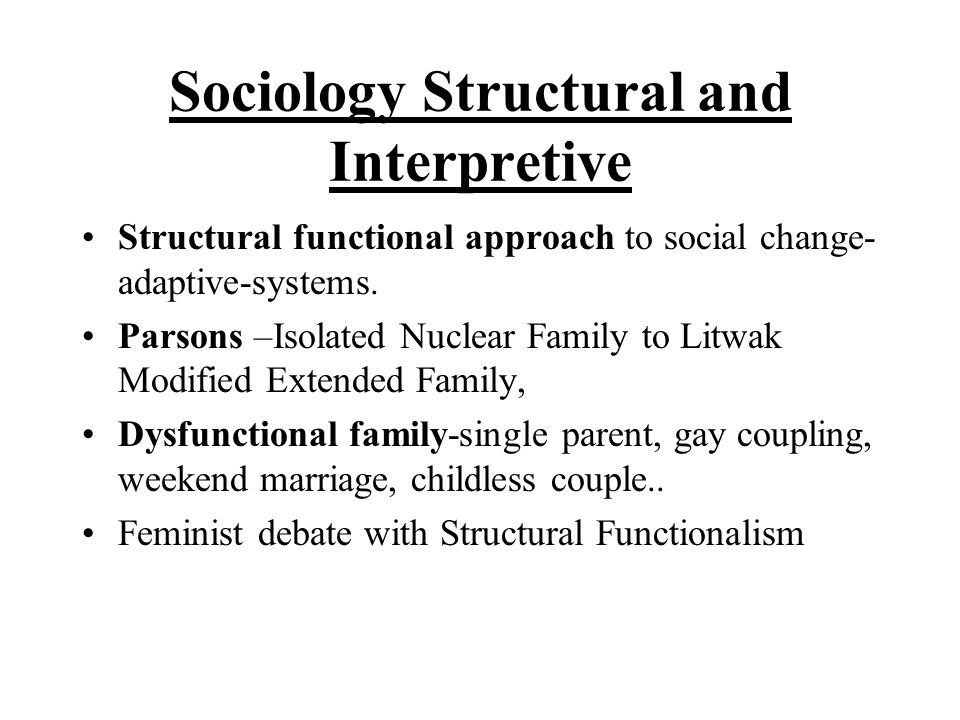 dysfunctional family sociology