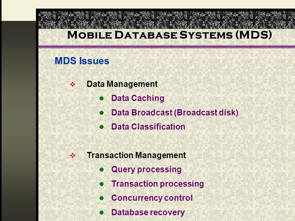 mobile database management system