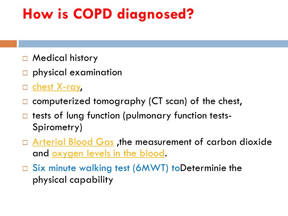How is COPD diagnosed.