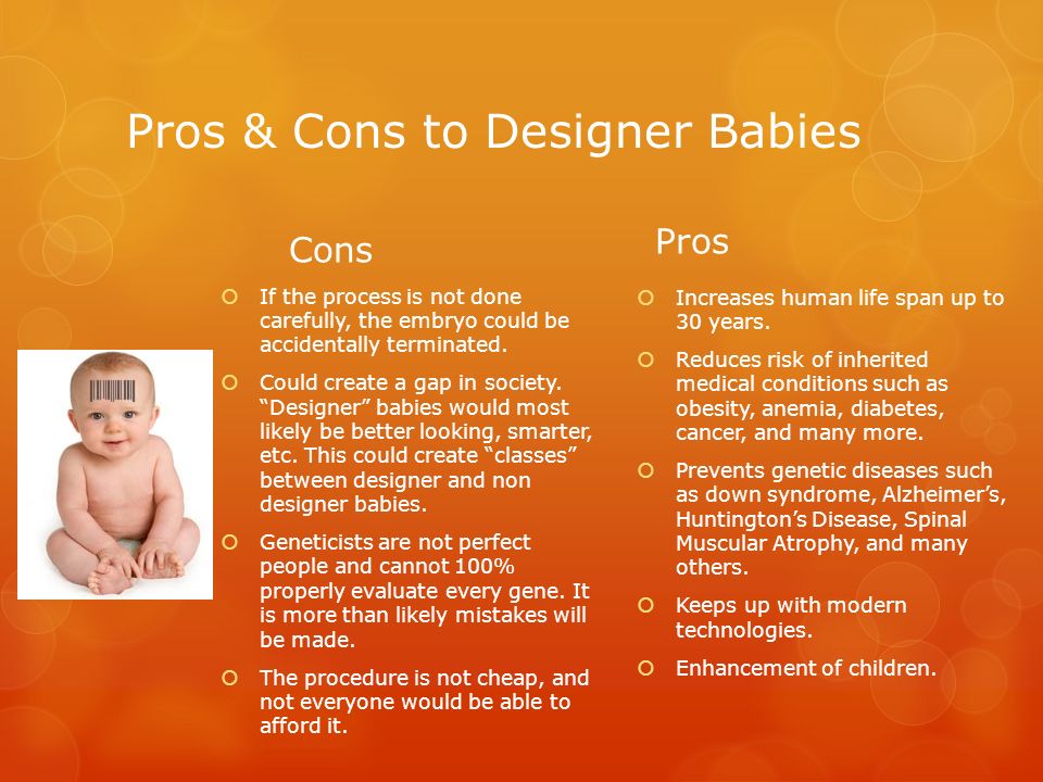 designer babies advantages and disadvantages essay