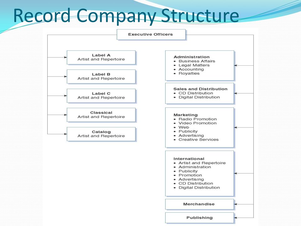 Structure and breakdown of Record Labels