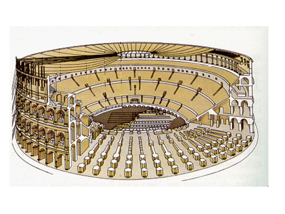 Колизей архитектурный план