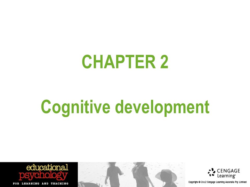 CHAPTER 2 Cognitive development Identify the four factors that